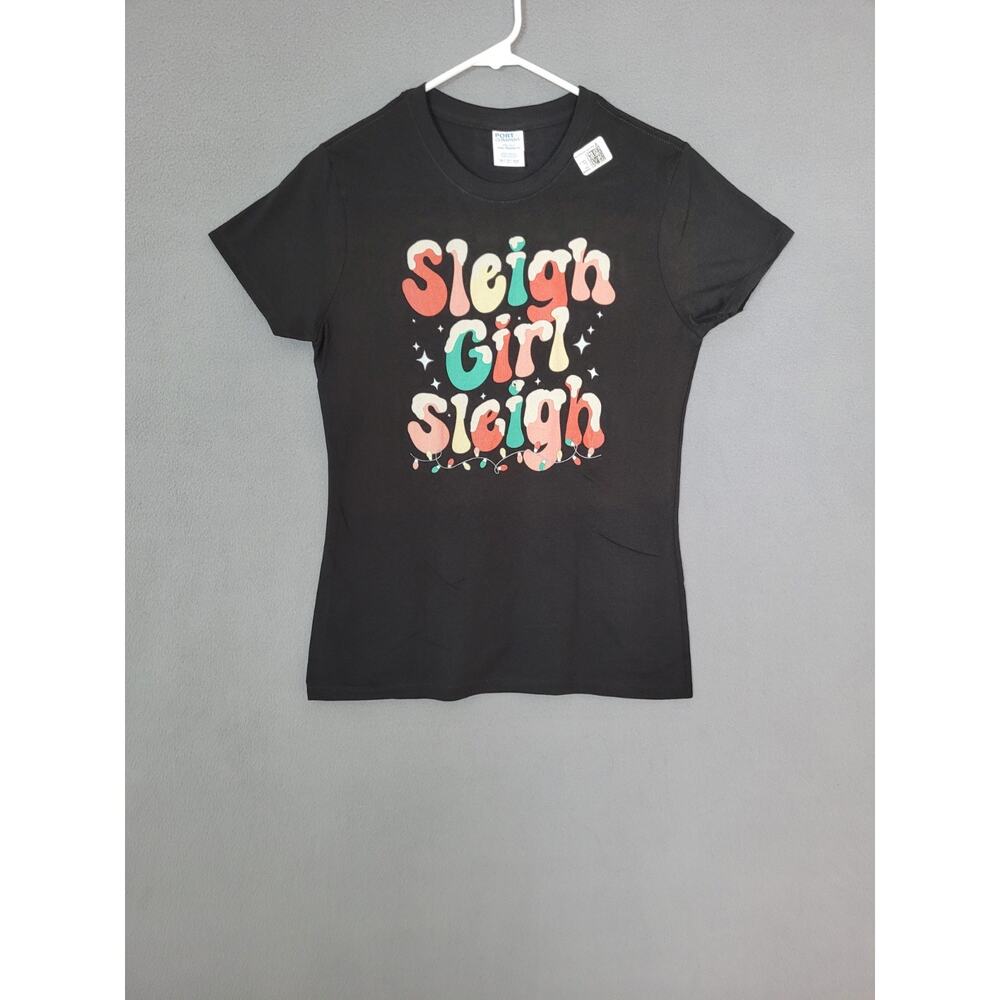 Sleigh Girl Sleigh Christmas Womens Pajamas T-Shirt Female XSMALL